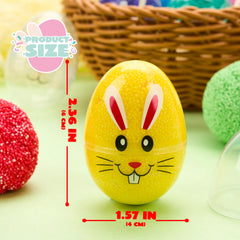 24 Pcs Easter Prefilled Eggs with Foam Squishy Toys
