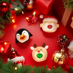 3 Pack Christmas Squeeze Plush Balls