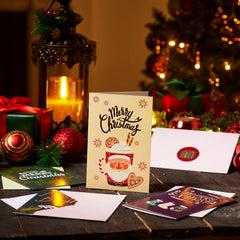 24 Pack Christmas Cards with Envelopes and Stickers