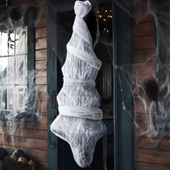 72" Halloween Hanging Cocoon Corpse for Outdoor Decorations