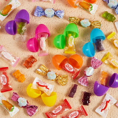24 Pack Easter Candy-Filled Plastic Eggs