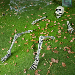 5 Pcs Life Size Skeleton Halloween Decorations for Outdoor Use