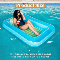 Blue Green Inflatable Suntan