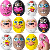 JOYIN 12 Pack Easter Eggs Squishy Toys Animal Theme Slow Rising Stress Relief Egg Balls