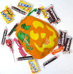 72-Pack 7.75-Inch Halloween Drawstring Goody Bags