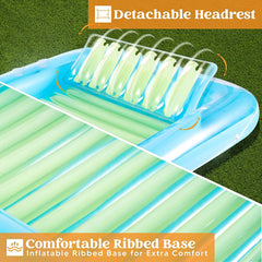 Blue Green Inflatable Suntan