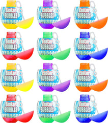 JOYIN 12-Pack Colorful Easter Egg Bubble Wands