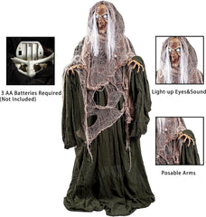 68in Standing Animated Witch Decoration