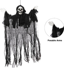 Hanging Clown, Ghost, and Grim Reaper