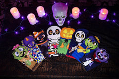 Halloween Die-Cut Flip Over Gift Bags, 24 Pcs