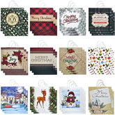 Christmas Shopping Bags, 36 Pack