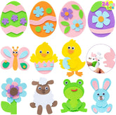 JOYIN 24-Pack Easter Egg Magnet Craft Set