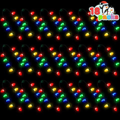 9 Bulbs Holiday Necklace Costume Accessories