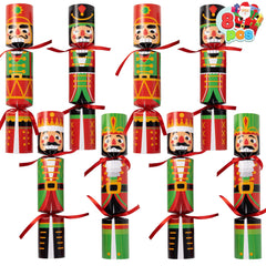 8-Piece Nutcracker-Themed Christmas Cracker Set