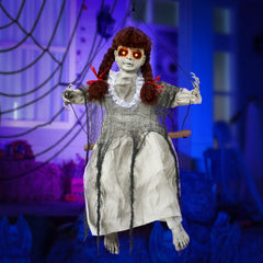 Spooky Halloween Hanging Swing Girl