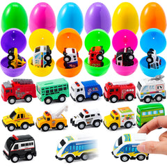 12 Prefilled Easter Eggs with Toys
