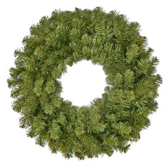 24-Inch Pre-Lit Christmas Wreath with Warm Lights