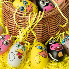 JOYIN 12 Pack Easter Eggs Squishy Toys Animal Theme Slow Rising Stress Relief Egg Balls
