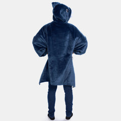Cozy Adults Wearable Blanket Hoodie - Fleece Sherpa Pullover