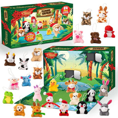 Advent Calendar with Animal Plush Toys
