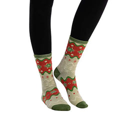 12 Pairs Christmas Holiday Crew Socks