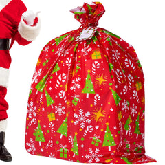 Oversized Christmas Gift Bag 56"x36" - Large Plastic Wrapping Bag