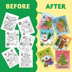 Christmas Mini Coloring Booklets (48 Pack)