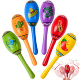 6-Pack Mini Wooden Maracas for Kids - Cinco De Mayo