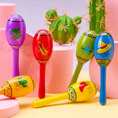 6-Pack Mini Wooden Maracas for Kids - Cinco De Mayo