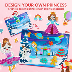 Foil Art Kit for Kids with Foam Stickers, Creative Travel Toys & Birthday Gifts