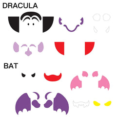 18 Pcs Halloween Foam Stickers
