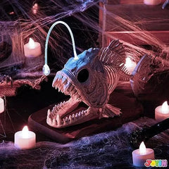 LED Eye Skeleton Fish Halloween Decoration
