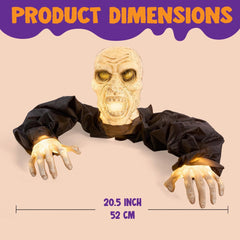 Halloween Light Up Zombie Groundbreaker - Scary Lighted Decoration