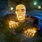 Halloween Light-Up Zombie Groundbreaker - Scary Illuminated Decoration