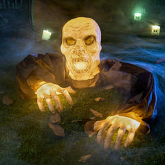 Halloween Light Up Zombie Groundbreaker - Scary Lighted Decoration
