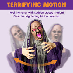 Halloween Zombie Groundbreaker Decoration with Light and Sound