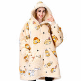 Adult Sherpa Wearable Blanket - Cat