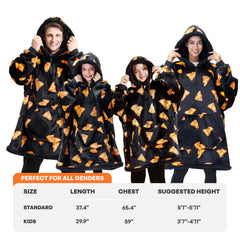 Kids' Sherpa Wearable Blanket - Pizza