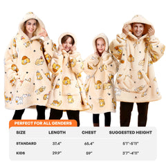 Kids' Sherpa Wearable Blanket - Cat