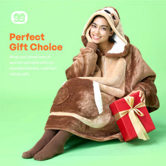 Adult Sloth Sherpa Wearable Blanket