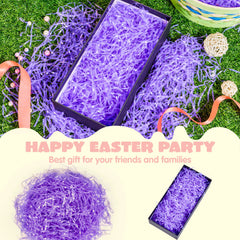 JOYIN 0.75LB Easter Plastic Grass - 6 Colors Shredded Filler