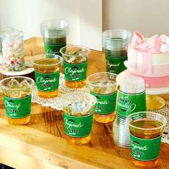 100 Pack 16oz Green Disposable PET Graduation Cups - Class of 2026 Party Supplies