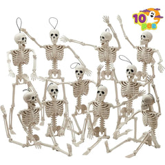 JOIN 10-Pack 16-Inch Halloween Hanging Skeletons (Full Body)