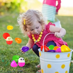 JOIN 10-Pack Jumbo Easter Eggs with Animal Squishy Toys