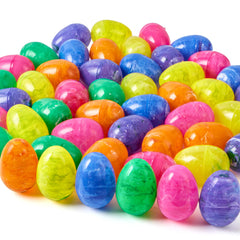 JOYIN 12 Pack 3.15-Inch Iridescent Printed Easter Eggs