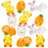 JOIN 12-Pack Bunny-Shaped Fillable Easter Egg Shells