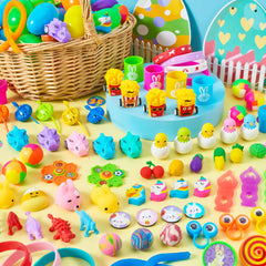 JOIN 160-Piece Prefilled Easter Eggs with Assorted Toys