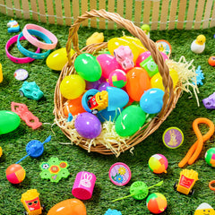 JOIN 160-Piece Prefilled Easter Eggs with Assorted Toys