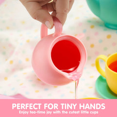 JOIN 18-Piece BPA-Free Pretend Play Tea Party Set for Kids
