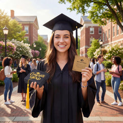 2026 Dark Blue Graduation Bracelet with Greeting Card and Gift Box for Women